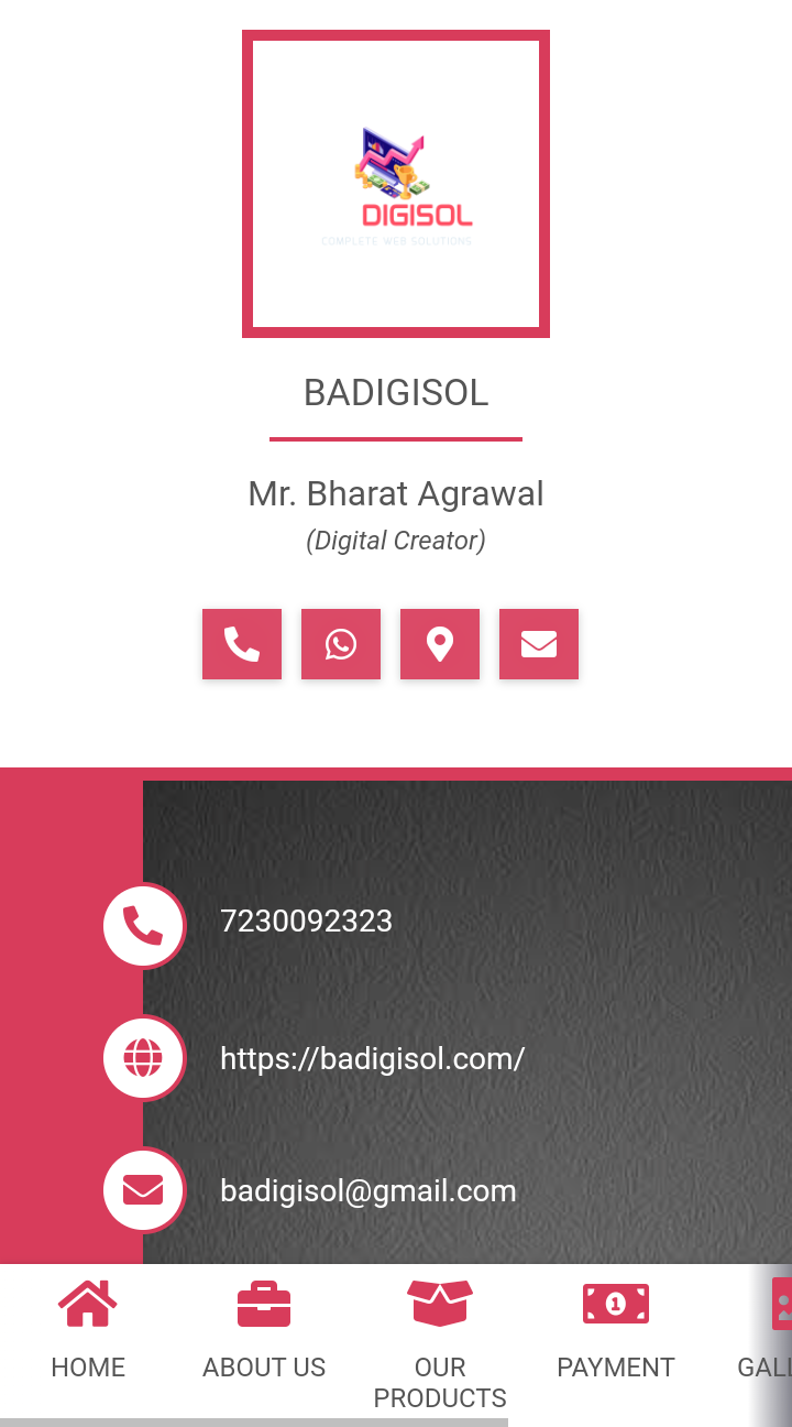 Digital Visiting Cards